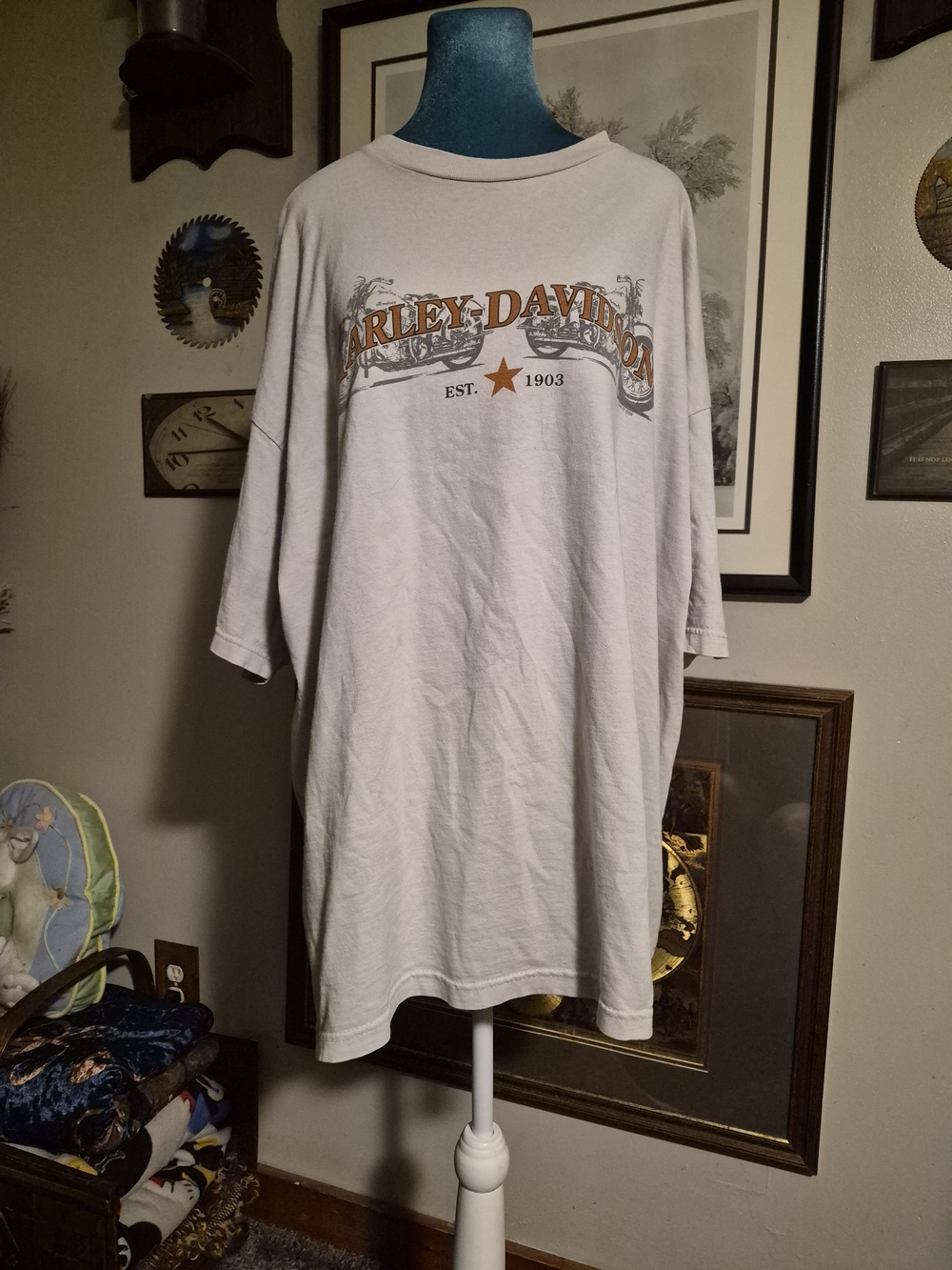 ​Harley Davidson Brandon Florida White Eagle Graphic Tee Size 3X